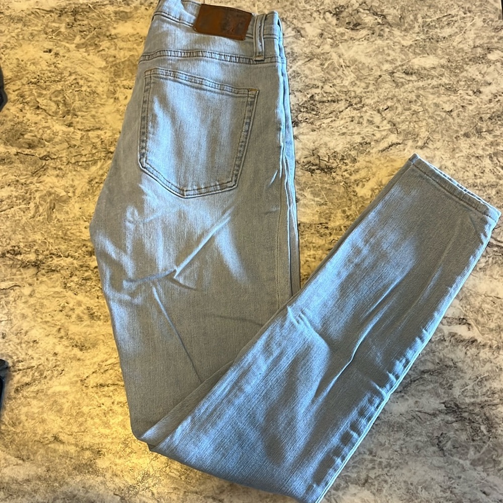 J. Crew Lightwash Skinny Jeans Size 27 Tall